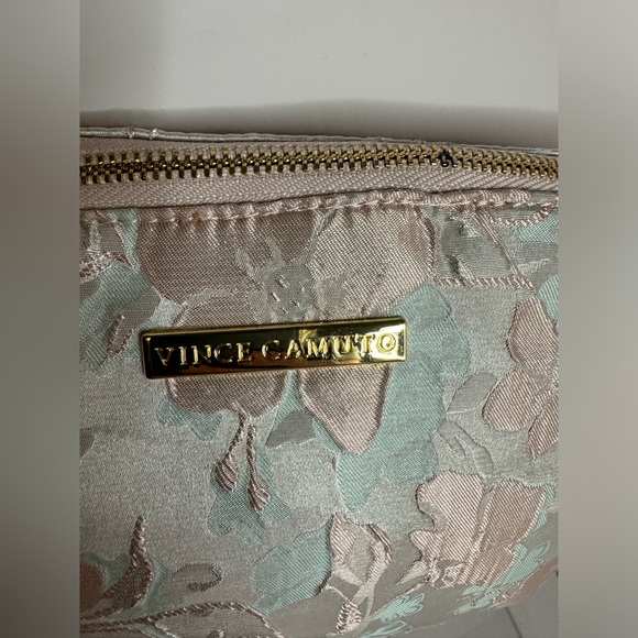 Vince Camuto Brocade Floral Cosmetic Bag in Pastel Hues - Picture 2 of 10